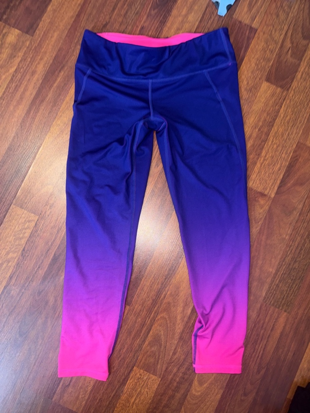 Girls' Ombre Purple to Pink Active Leggings